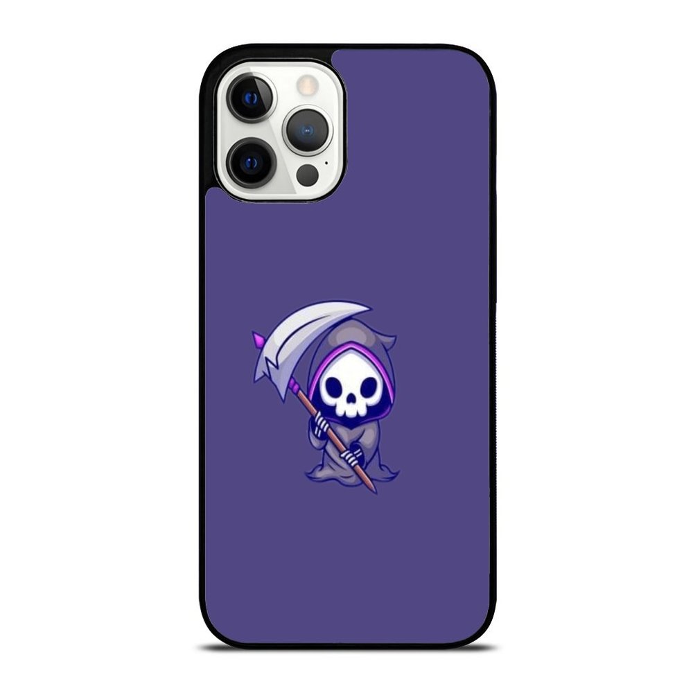 Kawaii Purple Grim Reaper and Satan Goth Aesthetic